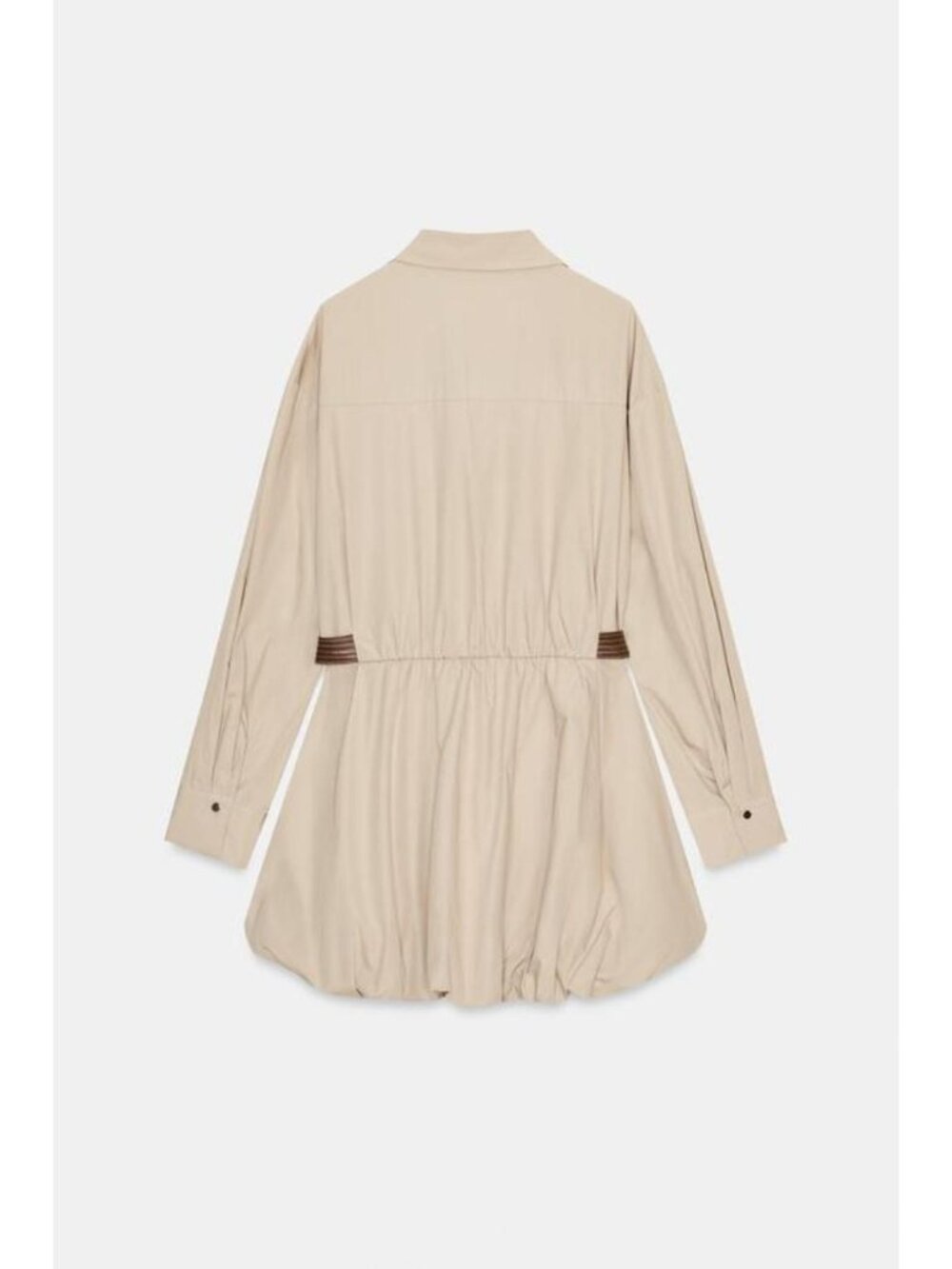 ZARA SHORT BALLOON DRESS - Picture 9 of 10
